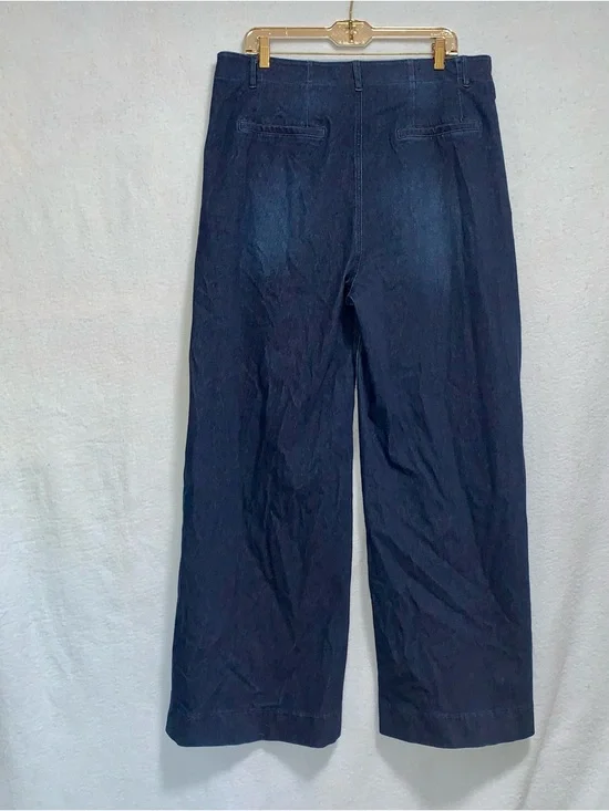 Halara High Waist Wide Leg Denim Pants XL NWT - Picture 2 of 7